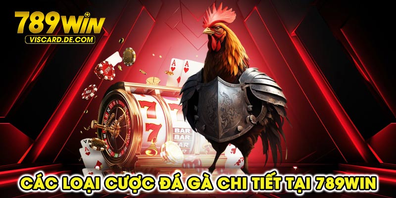 Các loại cược đá gà chi tiết tại 789win